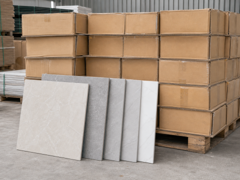 Gạch ốp lát Đồng Tâm 60×60 dư dự án — 320 viên
