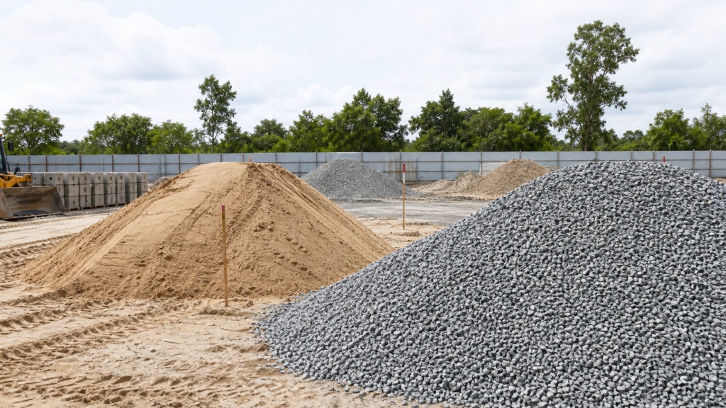 Cát bê tông + Đá 1×2 — 300 m³ dự án tại Tây Ninh