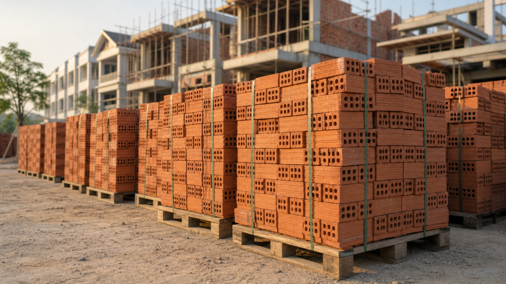 Gạch ống Tuynel A1 — 50.000 viên cho nhà phố Q9