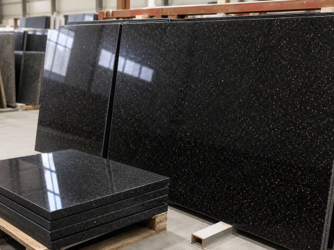 Đá granite tự nhiên dư dự án — đá kim sa trung