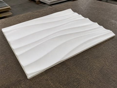 Tấm ốp 3D PU vân sóng