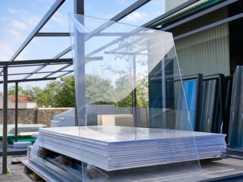 Tấm lấy sáng polycarbonate đặc 5mm