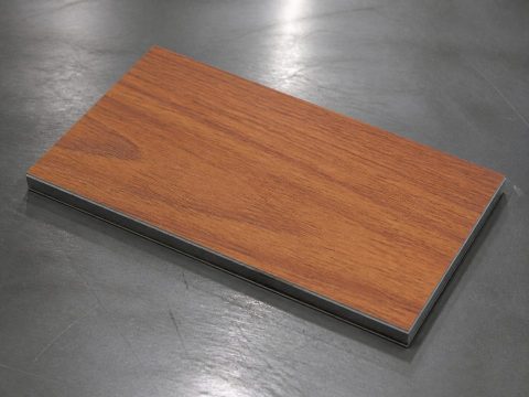 Tấm ACP vân gỗ ngoài trời