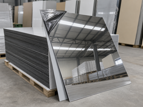 Tấm ACP gương phản chiếu