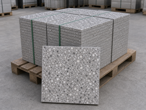 Gạch terrazzo lát sân 40×40