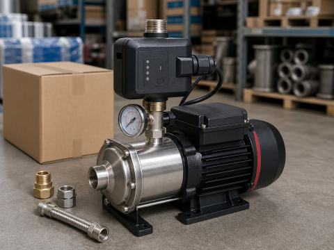 Máy bơm tăng áp Grundfos CM-PM2 0.5HP tự động