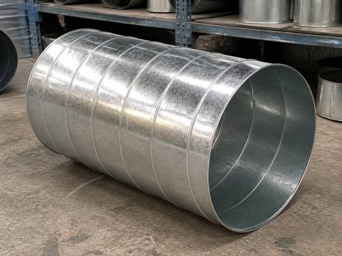 Ống gió tôn mạ kẽm tròn D250