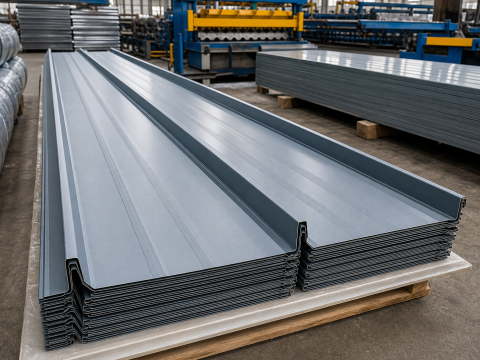 Tôn Cliplock 0.48 ẩn vít