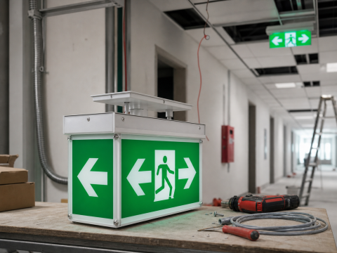 Đèn exit thoát hiểm 2 mặt