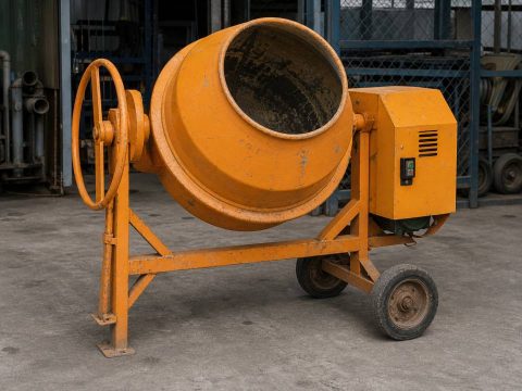 Máy trộn bê tông 350L động cơ điện