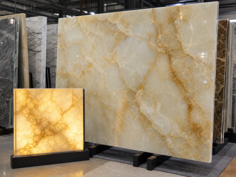Đá onyx ốp trang trí xuyên sáng