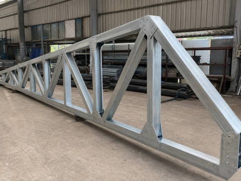 Vì kèo thép tiền chế khẩu độ 12m
