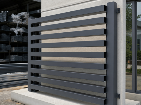 Lam chắn nắng nhôm hộp 50×100